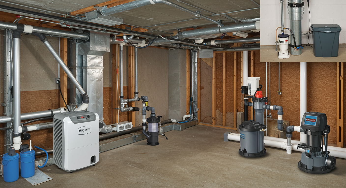 Moisture Control Solutions in Basement