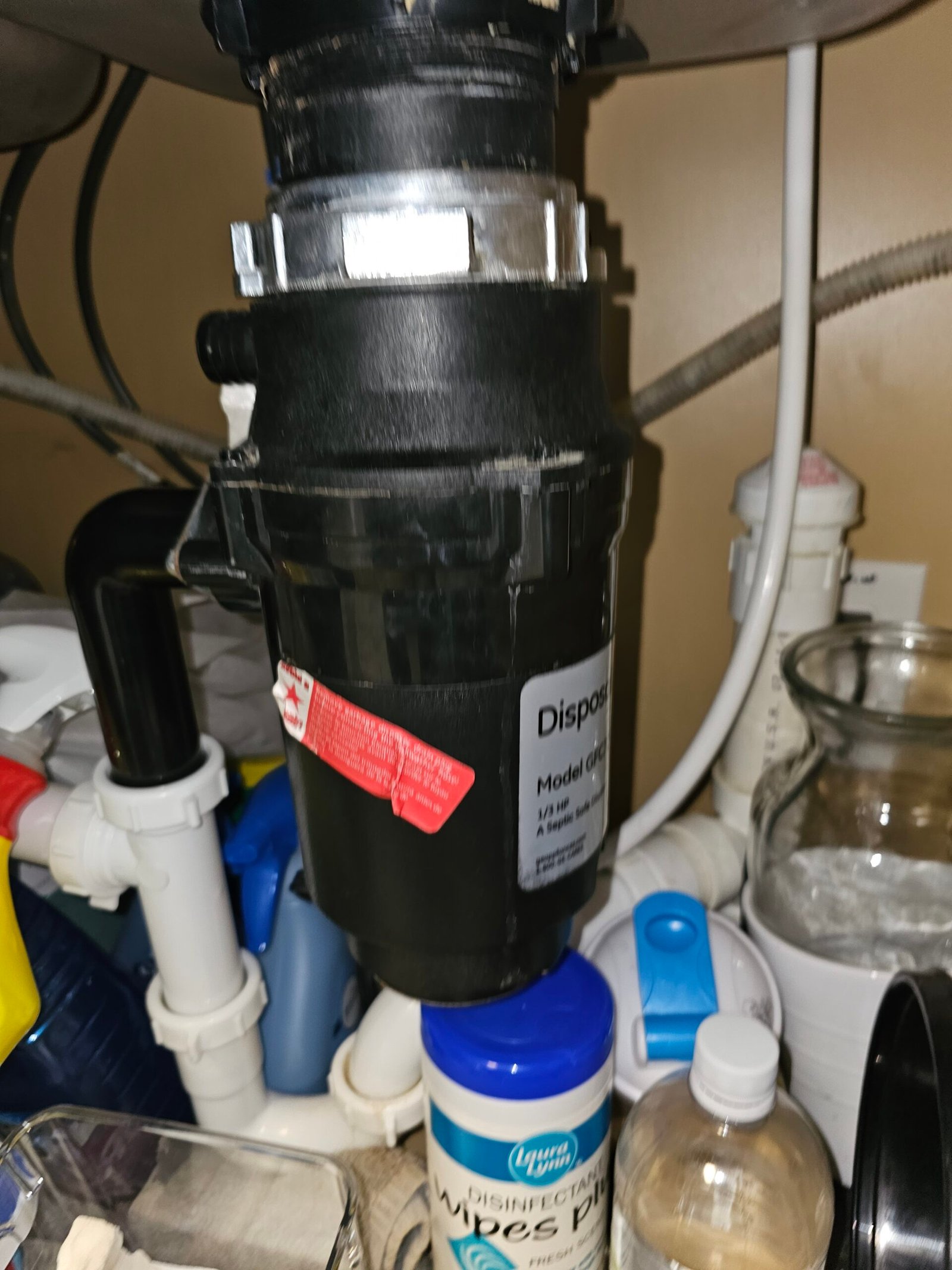 Faucet, Sink & Garbage Disposal