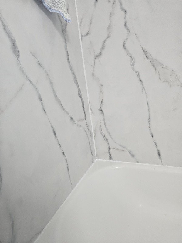 Re-Caulked Shower